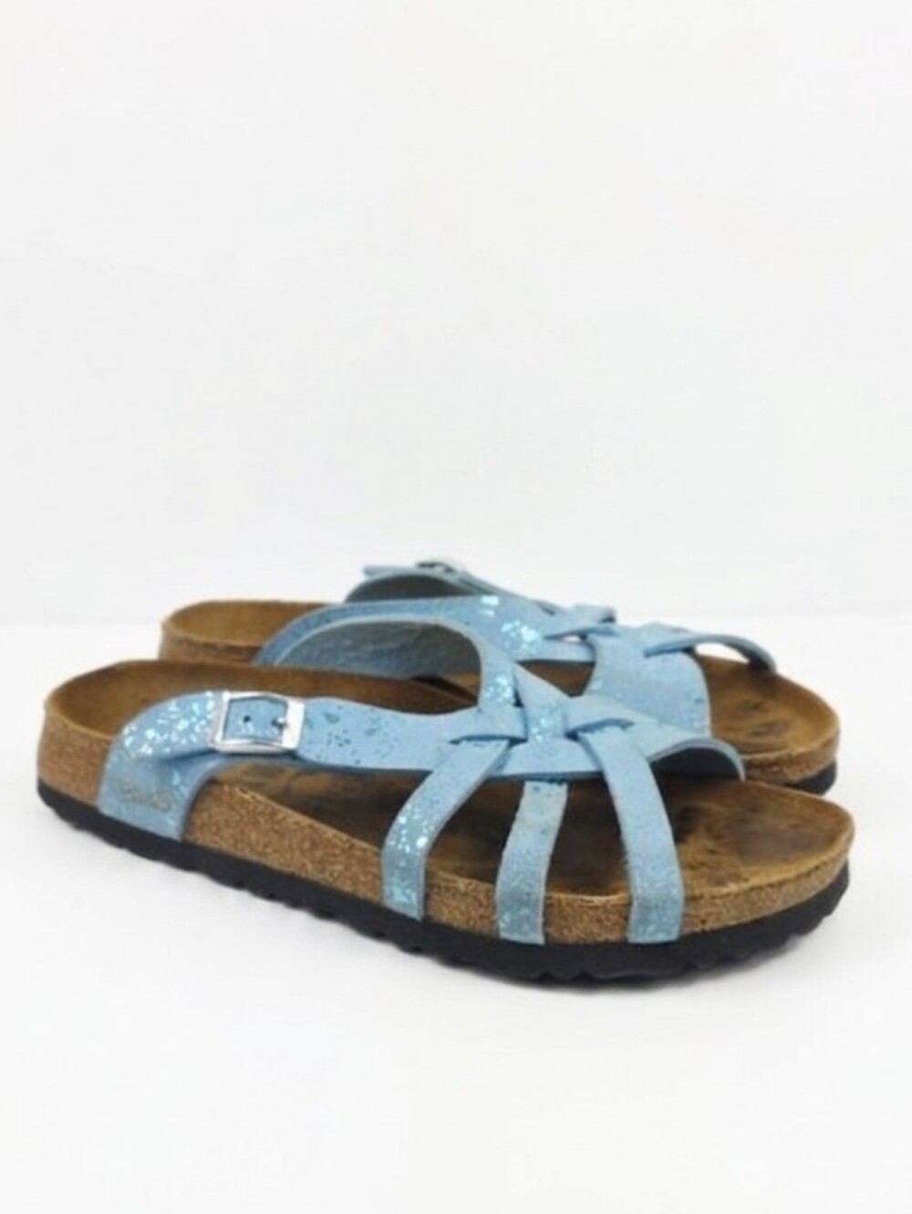 Betula By Birkenstock Strappy Bleu Metallic Women's Sandals Size  EU 39 - US 8